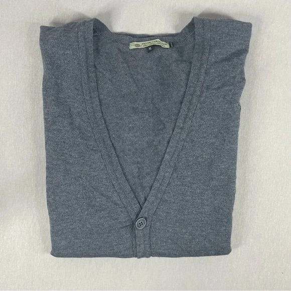 Peter Christian Italian Fine Merino Wool Gray Cardigan Sweater - Picture 8 of 8